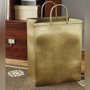 Shopping bag waste bin